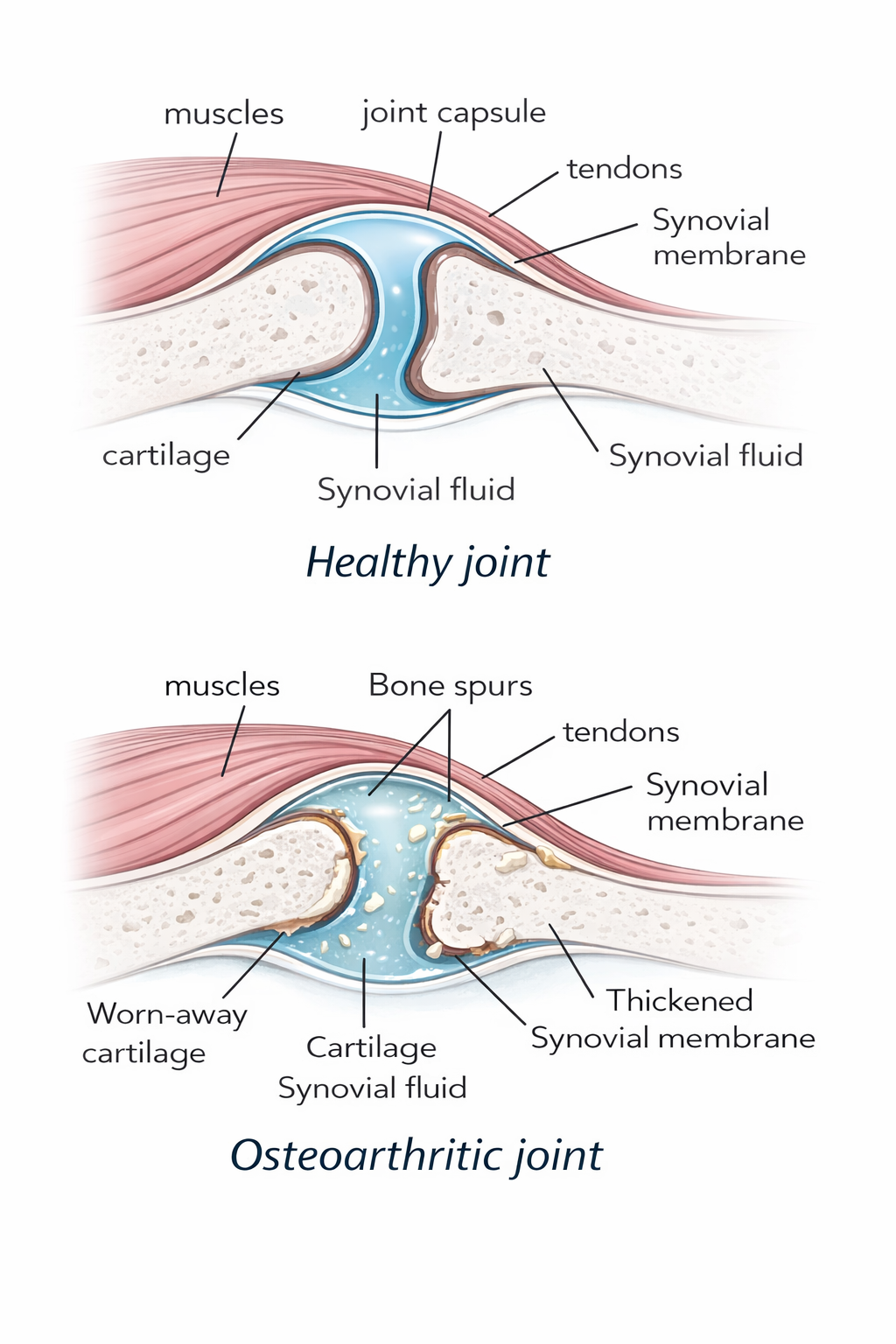 Osteoarthritic Joint Comparison